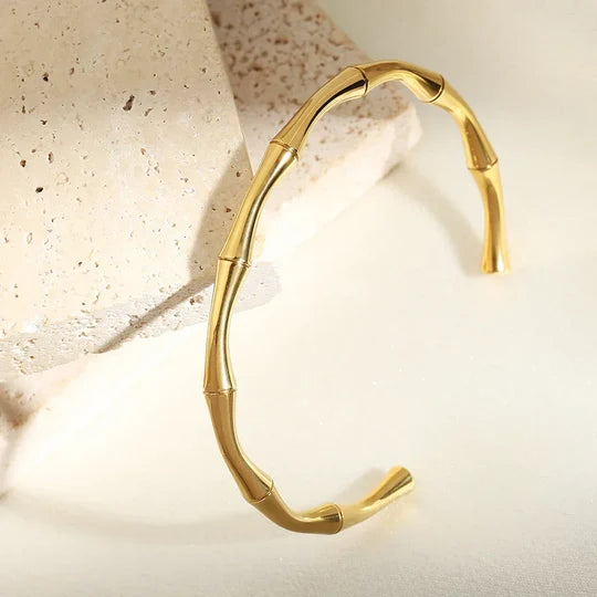 Vintage Bamboo Cuff Bracelet