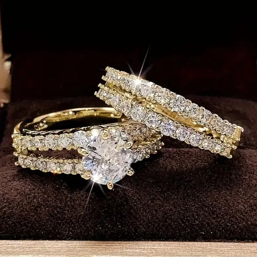 Eternal Radiance Diamond Ring Set